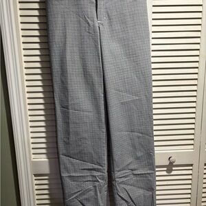 Black & White Micro-Check Men’s Dress Pants